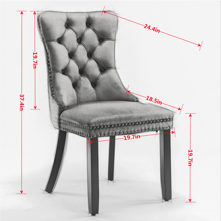Dining Chairs Set of 2 - Image 9