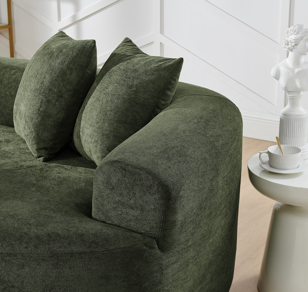 Sectional Curved Sofa - Image 7