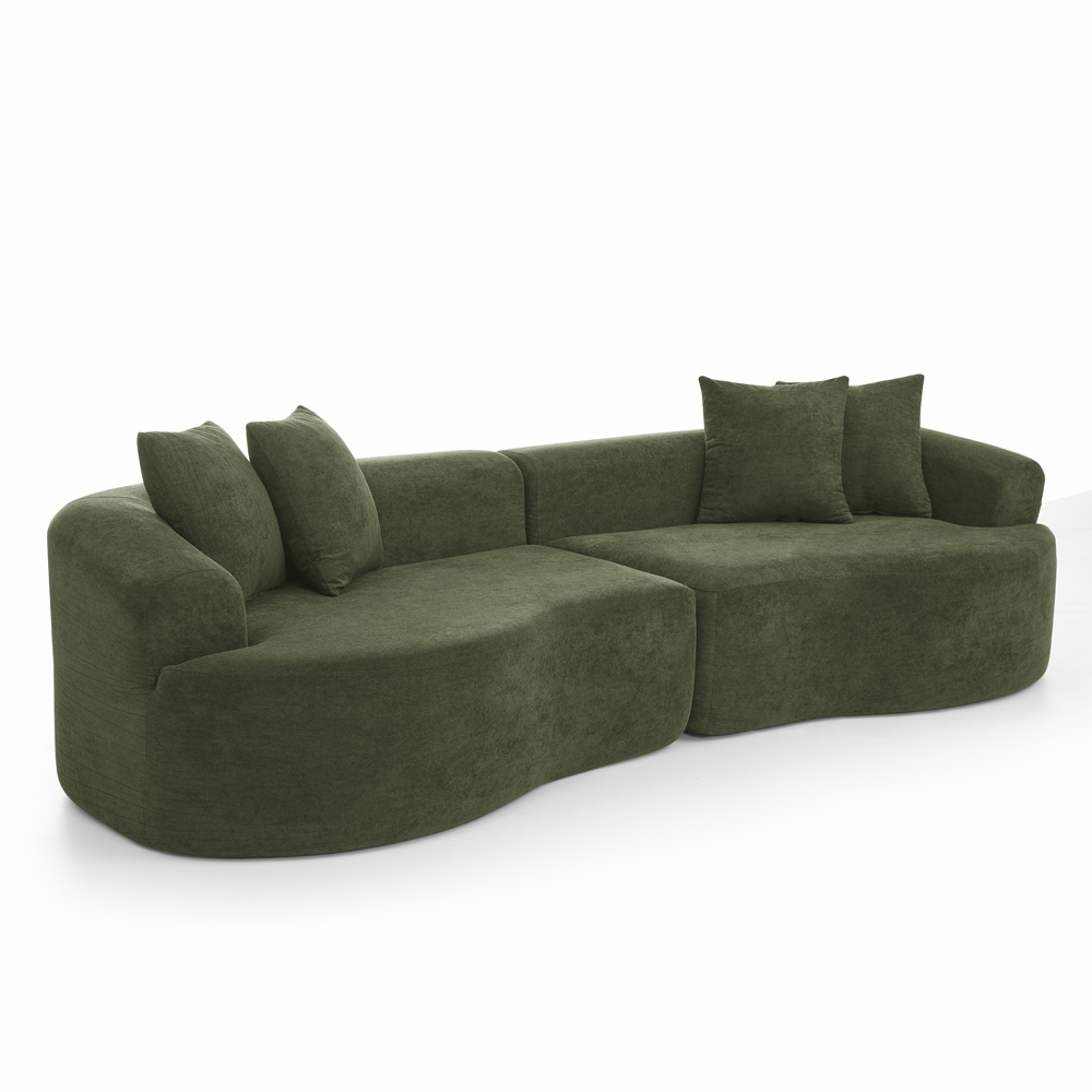 Sectional Curved Sofa - Image 4