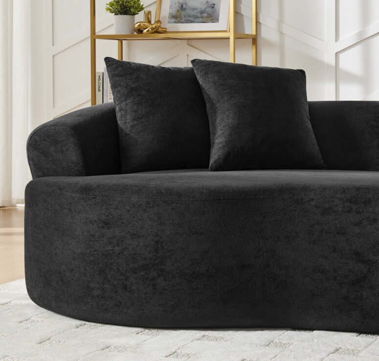 Sectional Curved Sofa - Image 6