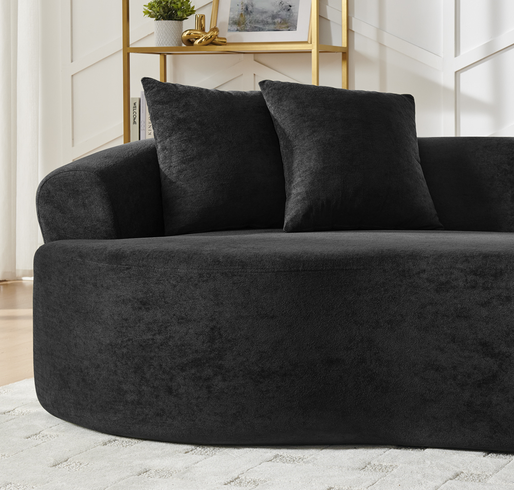 Sectional Curved Sofa - Image 6
