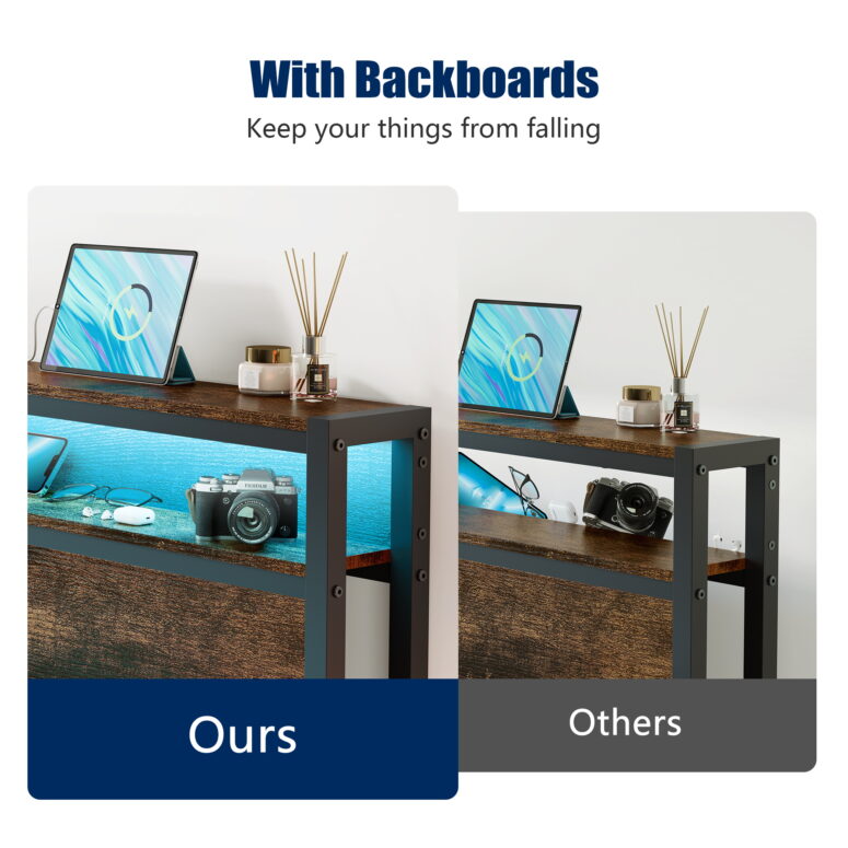 Bed Frame with LED & Socket - Image 8