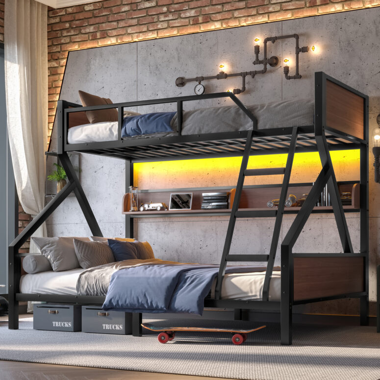 Twin XL Over Queen Bunk Bed - Image 3
