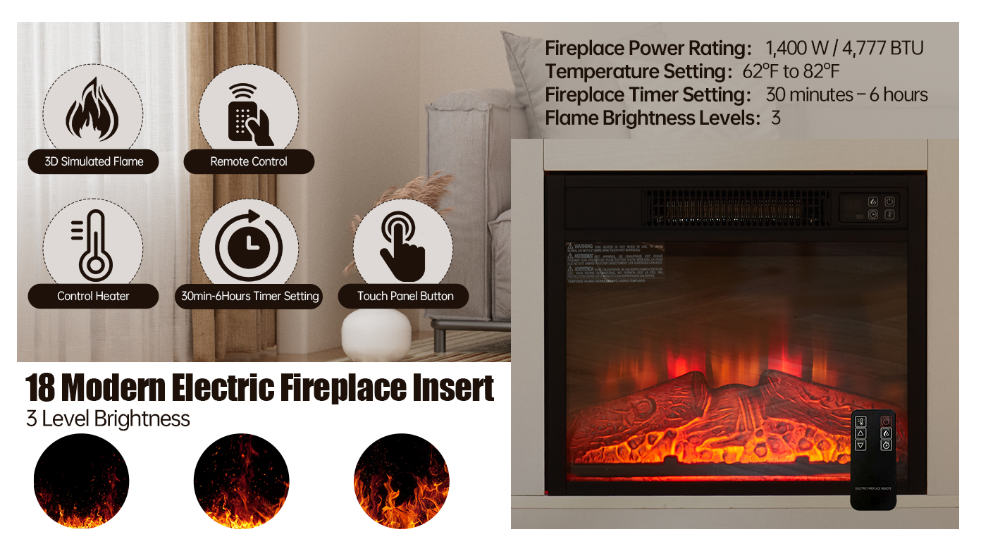 Electric Fireplace TV Stand - Image 9