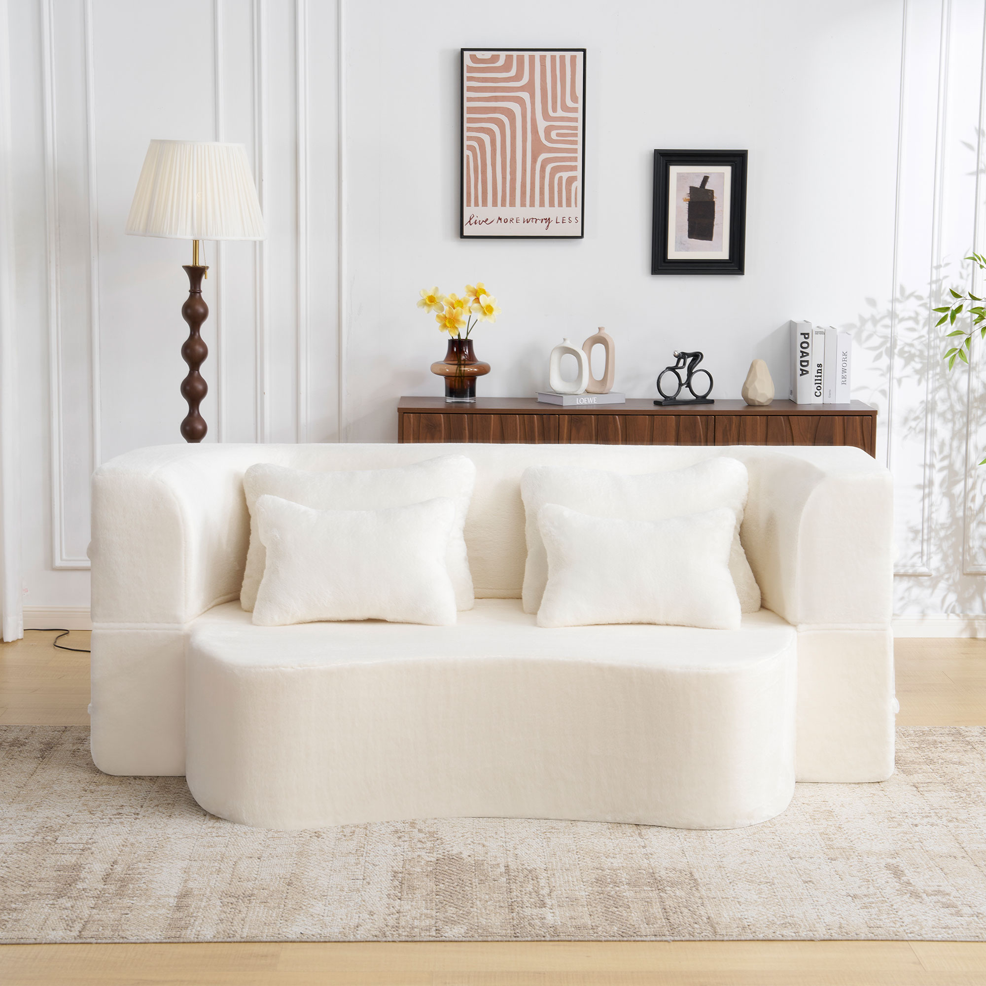 80" Convertiable Sofa Bed - Image 14