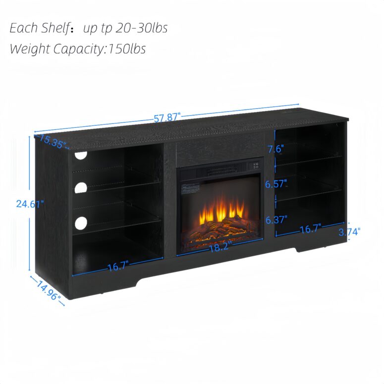 Electric Fireplace TV Stand - Image 10