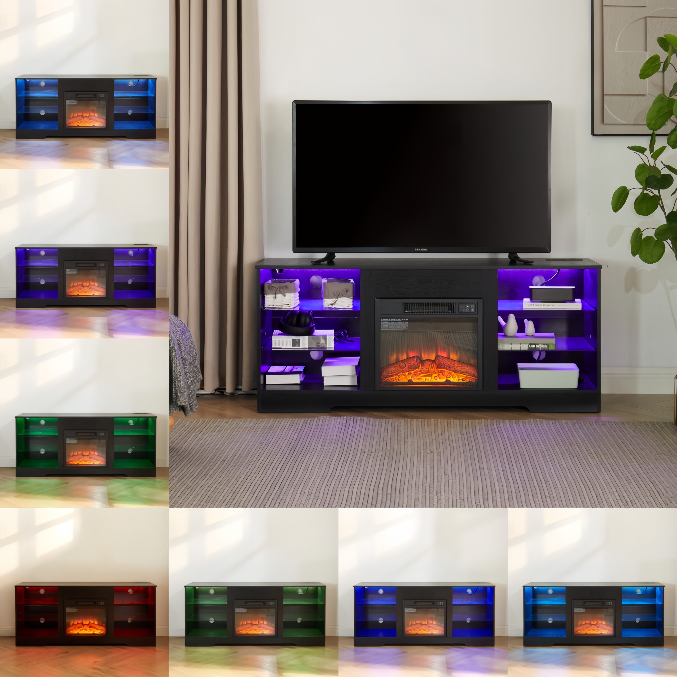 Electric Fireplace TV Stand - Image 7