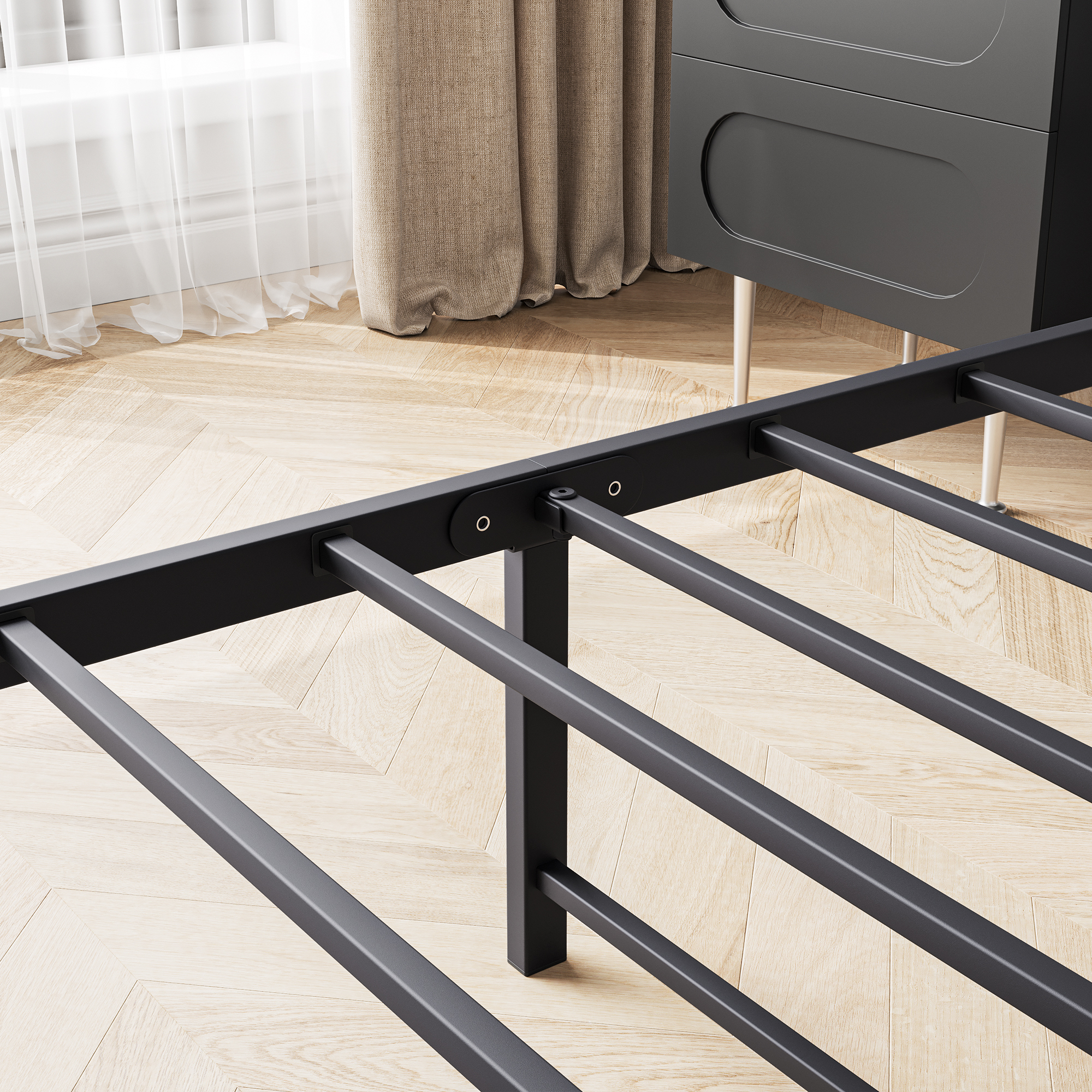 Bed Frame with USB Charger Station - Image 7