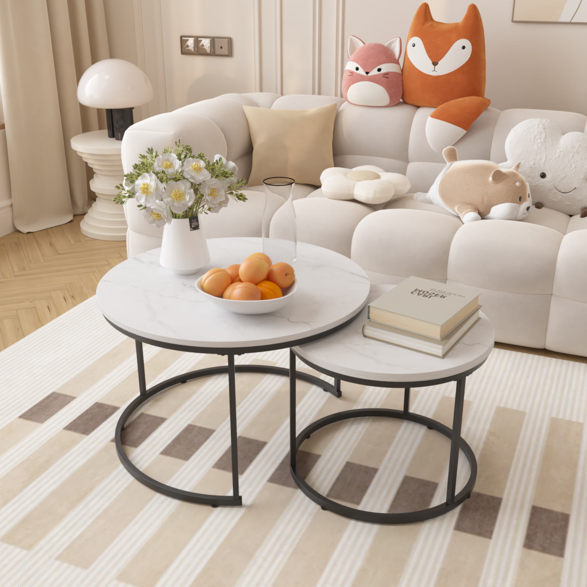 Nesting Coffee Table Set of 2