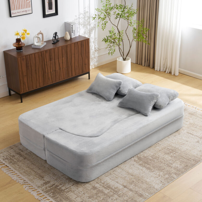 80" Convertiable Sofa Bed - Image 5