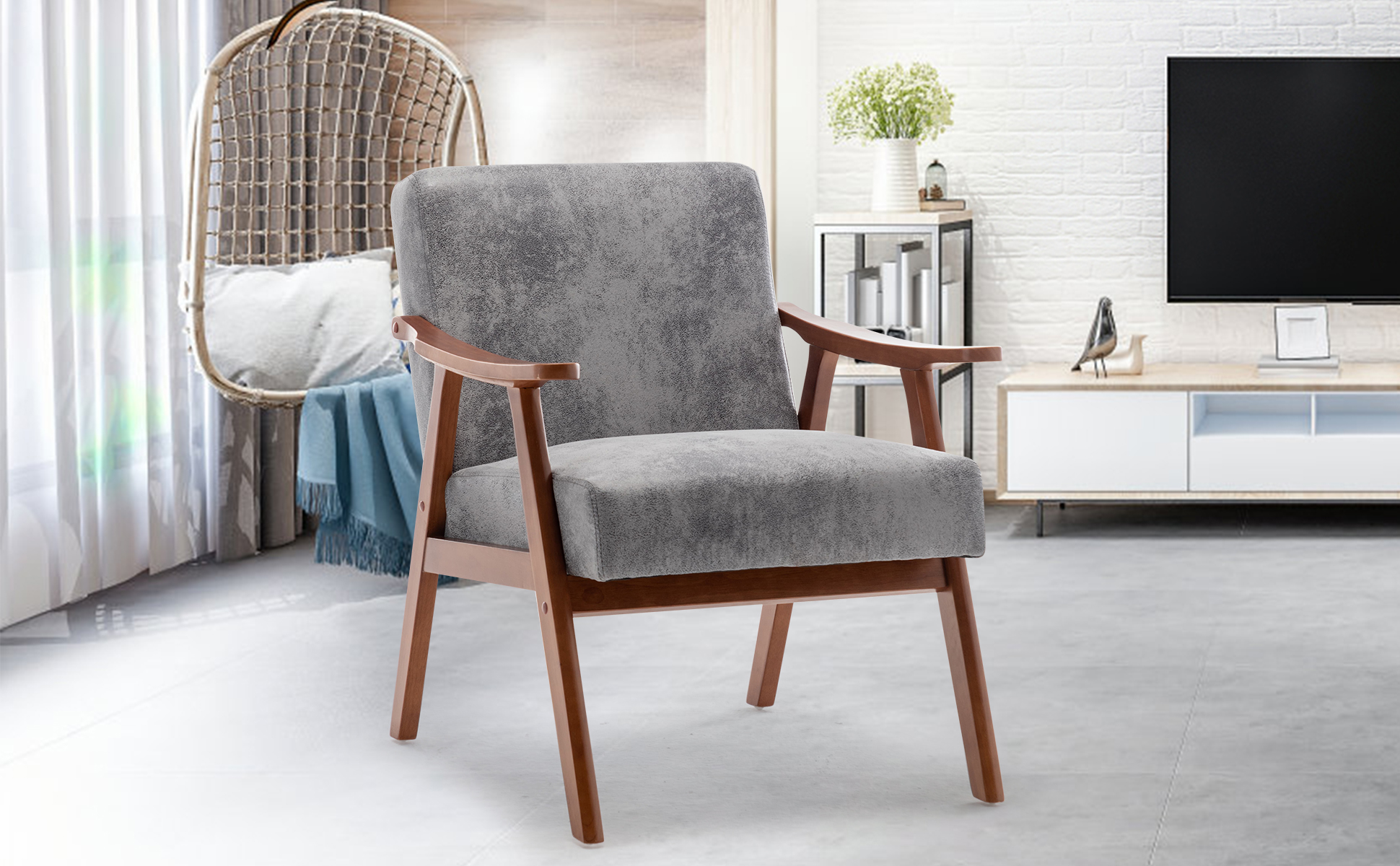 Mid-Century Accent ChairĀ  - Image 3