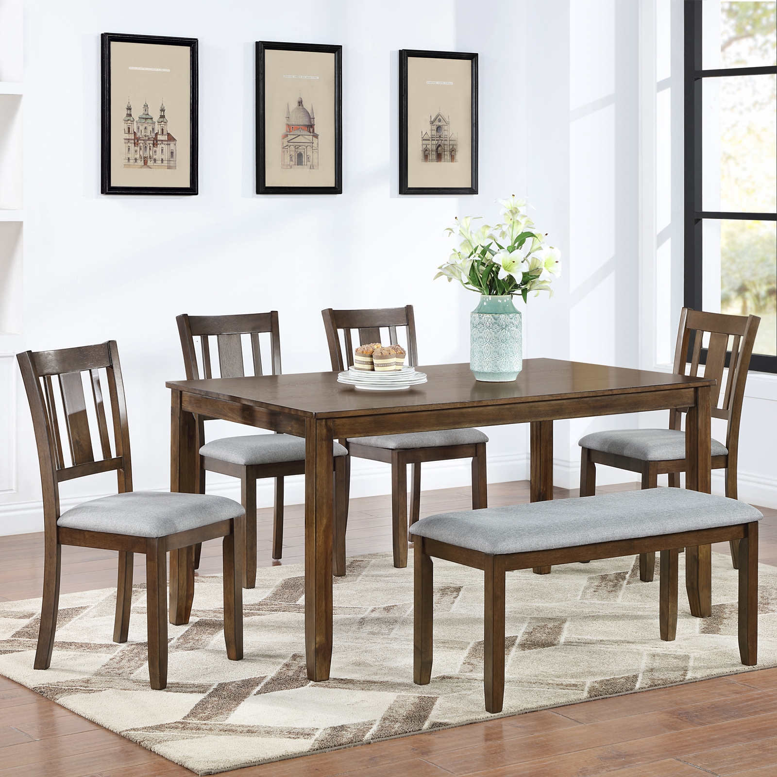 Dining Table Set for 6