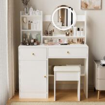 Vanity Desk with Mirror