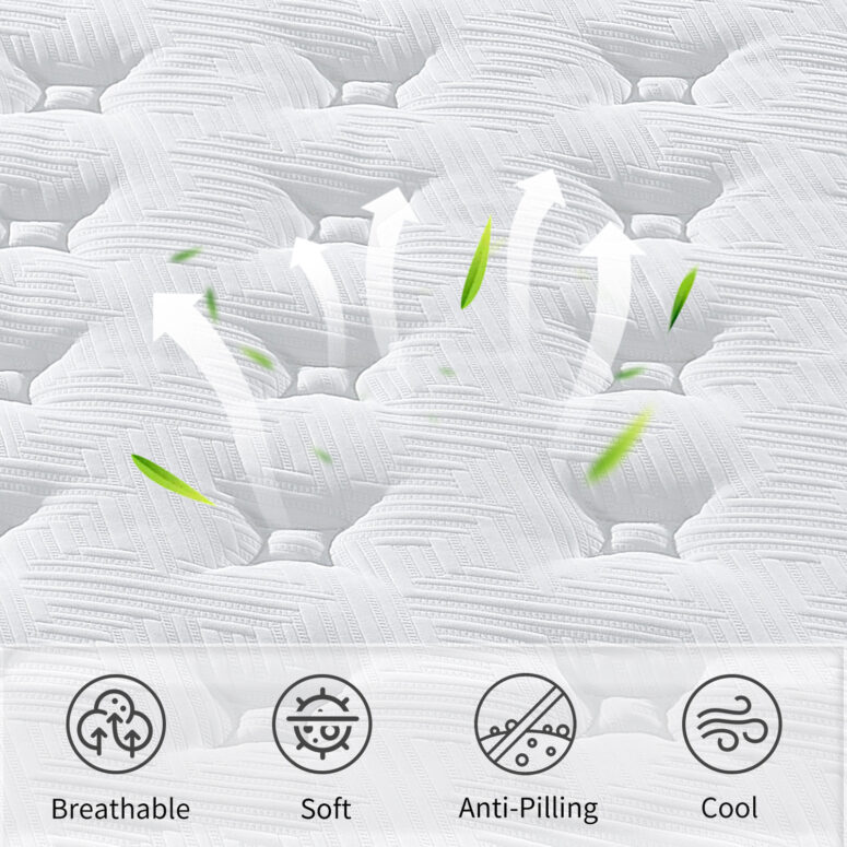 12 Inch Hybrid Mattress - Image 7