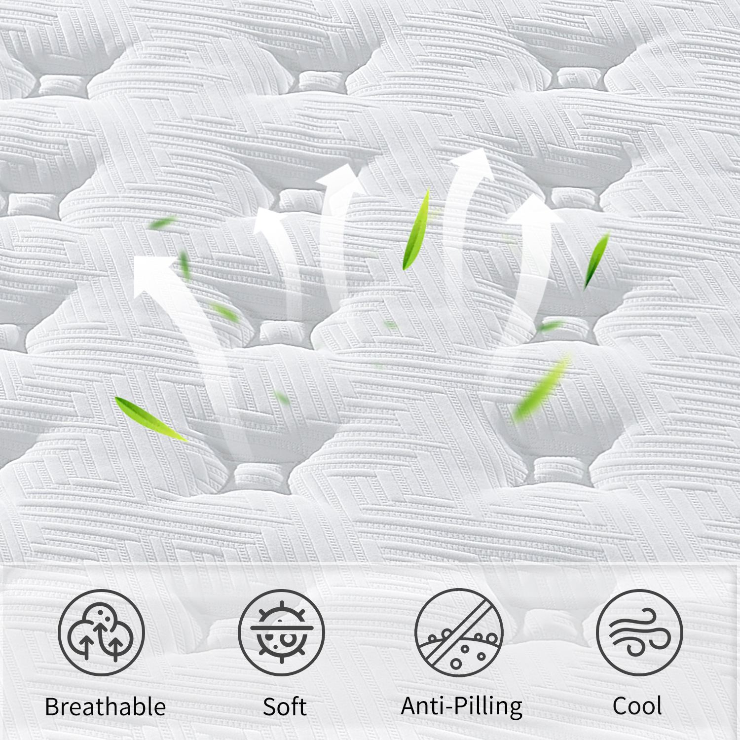 12 Inch Hybrid Mattress - Image 7