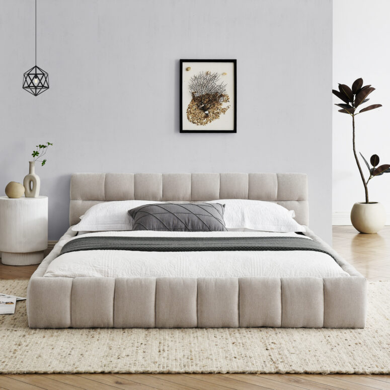 Queen Bed Frame with Headboard - Image 3