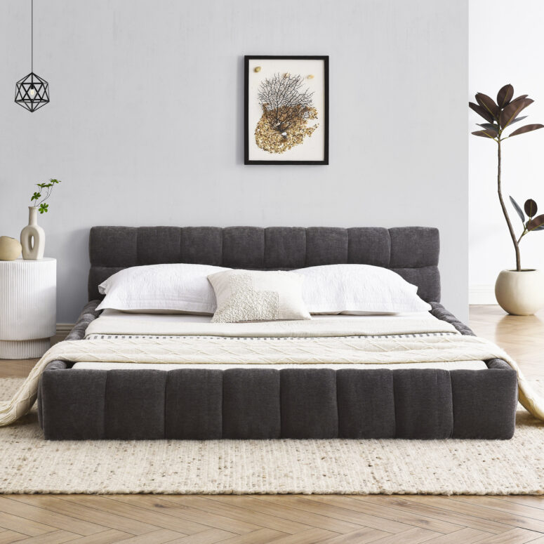 Queen Bed Frame with Headboard - Image 2