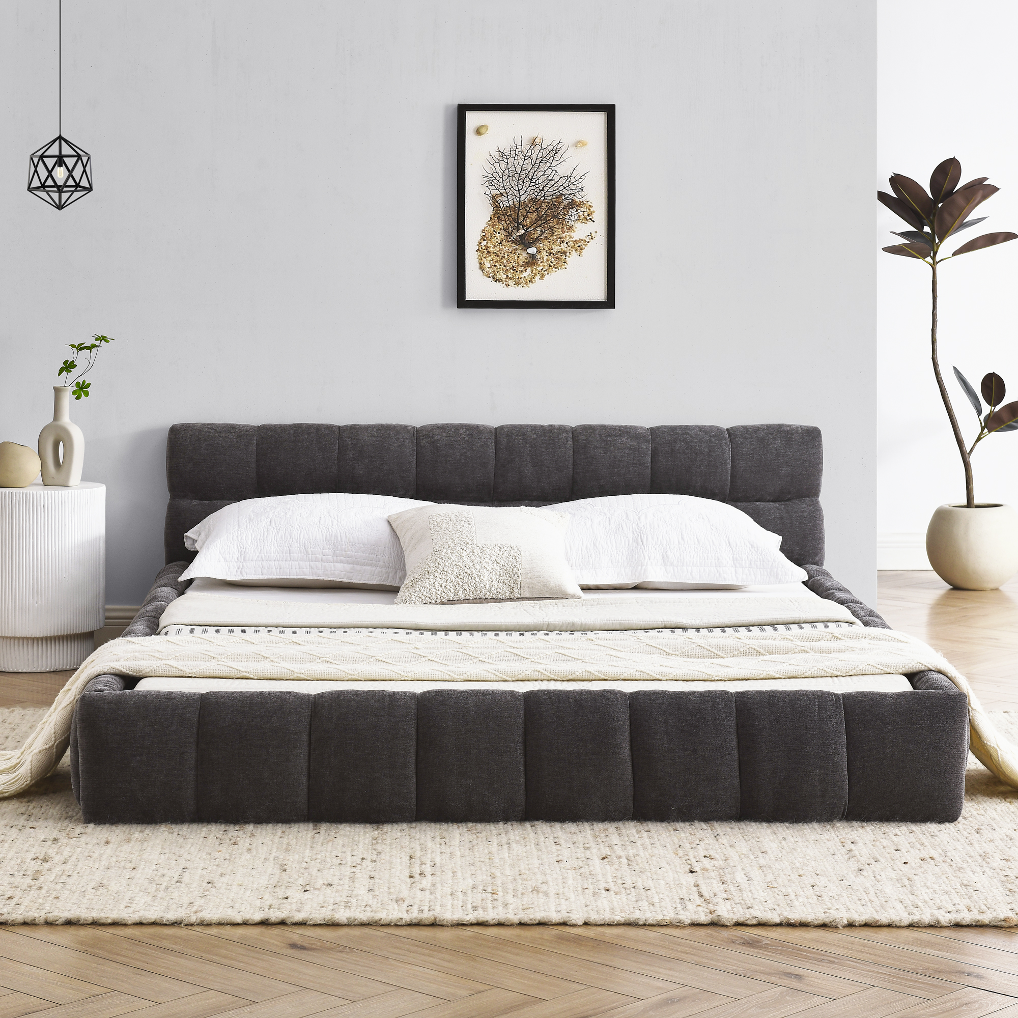 Queen Bed Frame with Headboard - Image 2