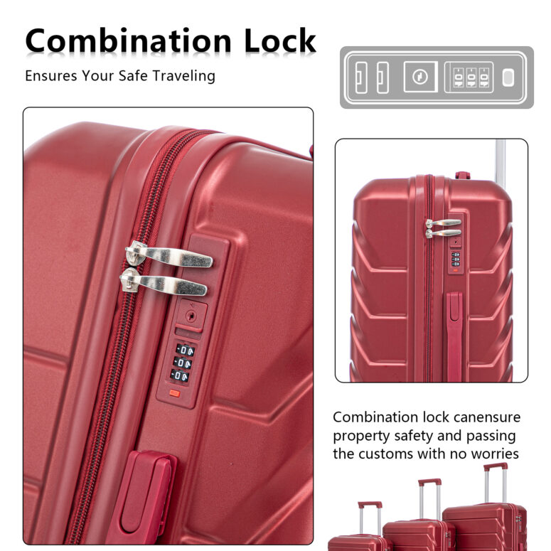 Luggage Set, 3 Piece Suitcase Set - Image 6