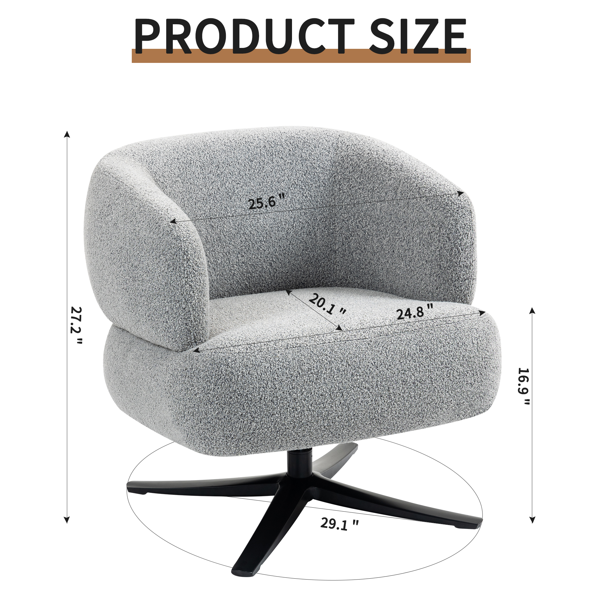 Swivel Accent Chair - Image 6