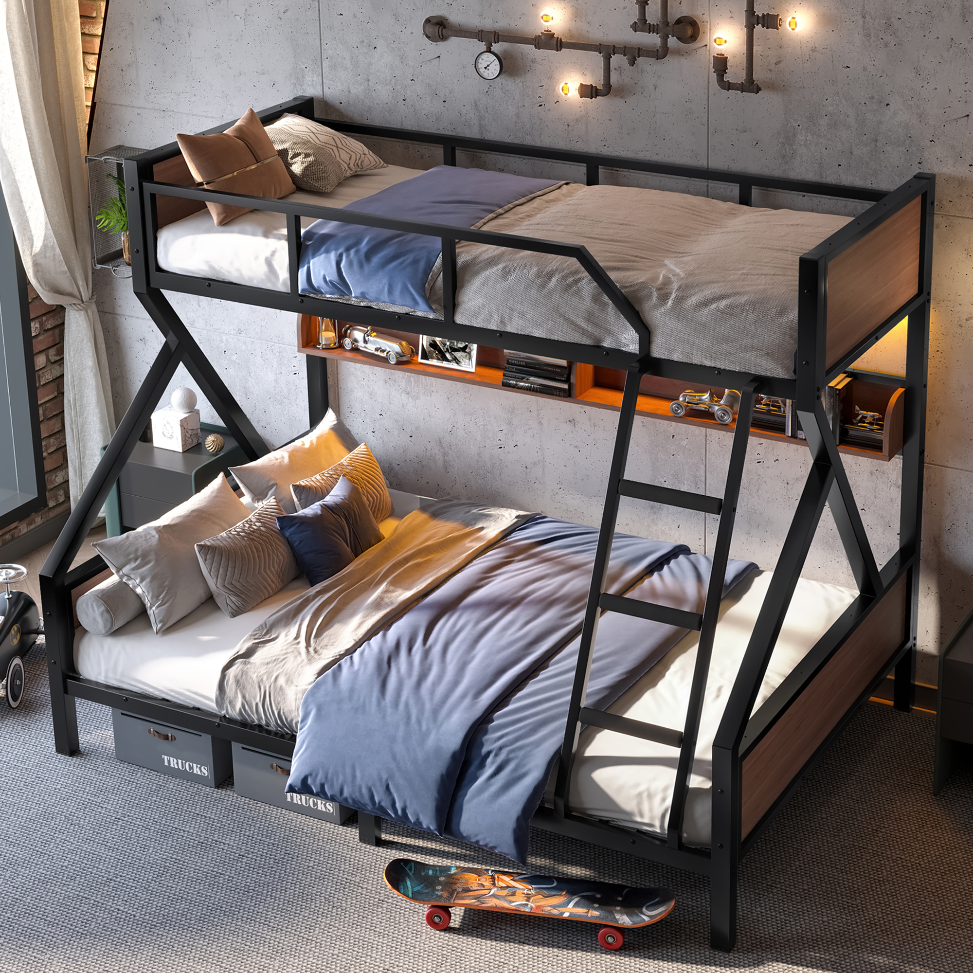 Twin XL Over Queen Bunk Bed - Image 2