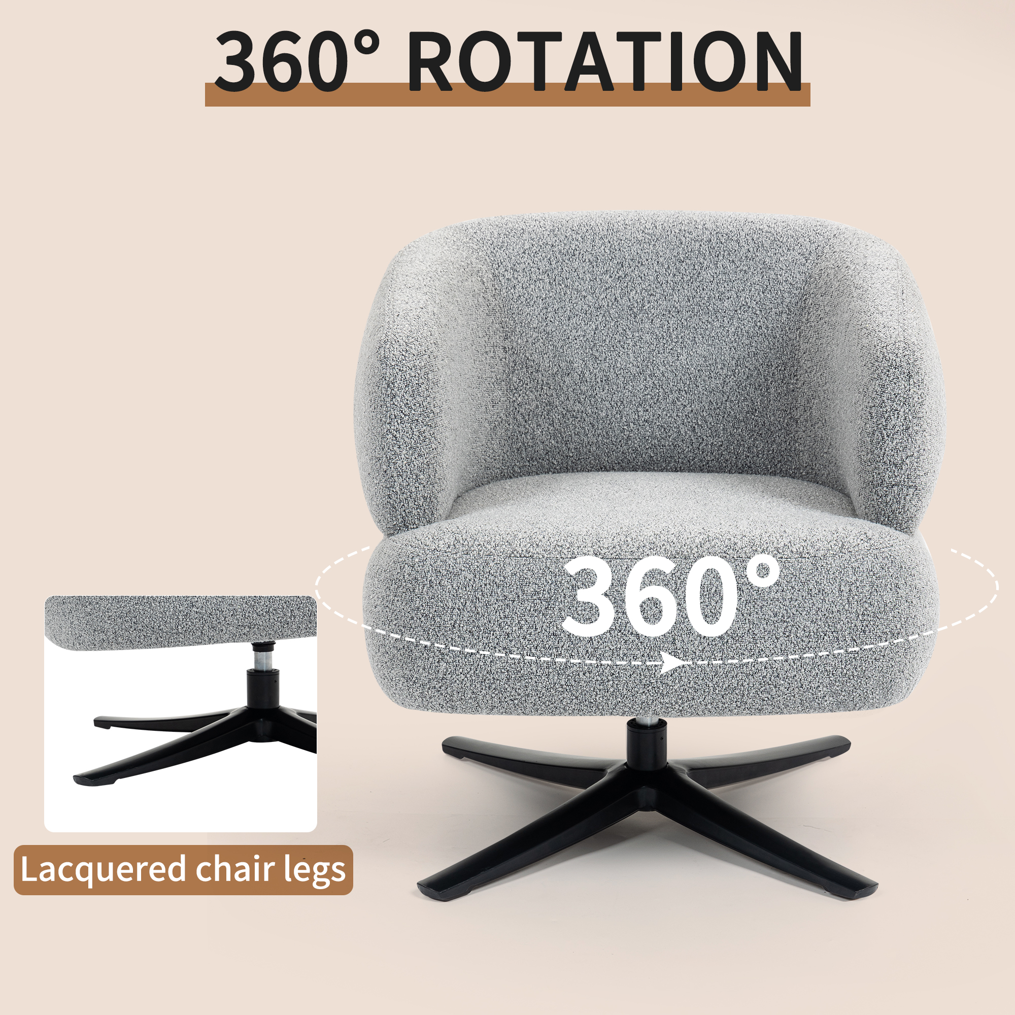 Swivel Accent Chair - Image 5