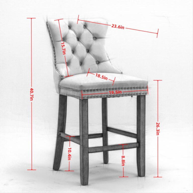 Bar Chairs Set of 2 - Image 8