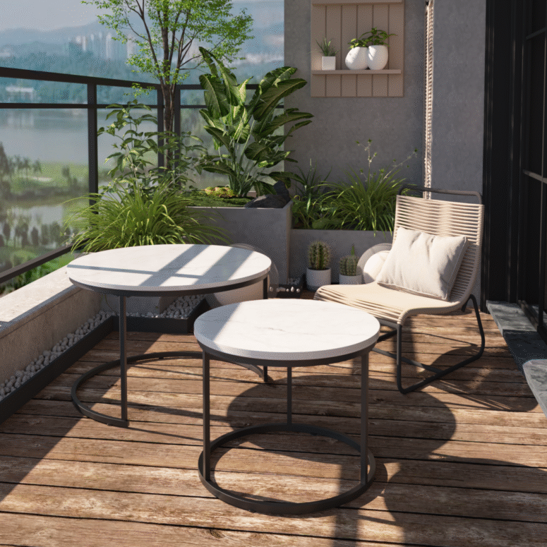 Nesting Coffee Table Set of 2 - Image 5