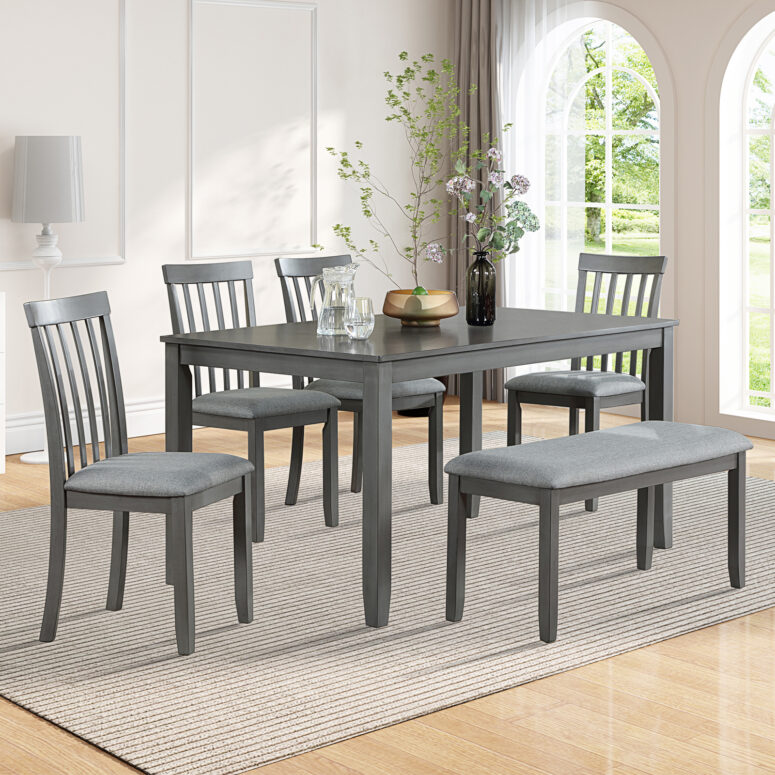 Dining Table Set for 6 - Image 6
