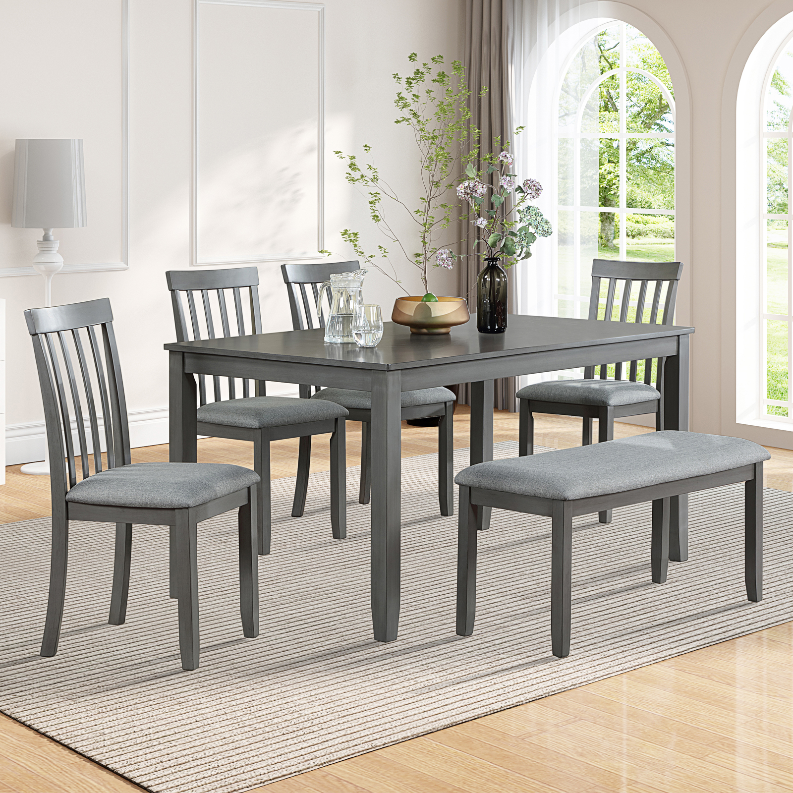 Dining Table Set for 6 - Image 6