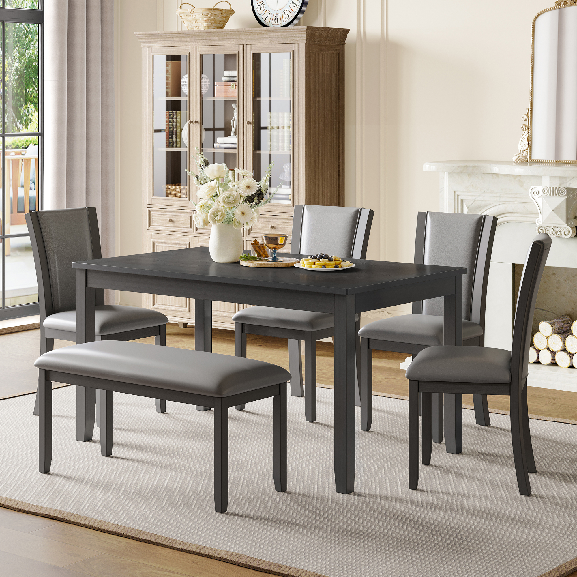 Dining Table Set for 4-6 - Image 9
