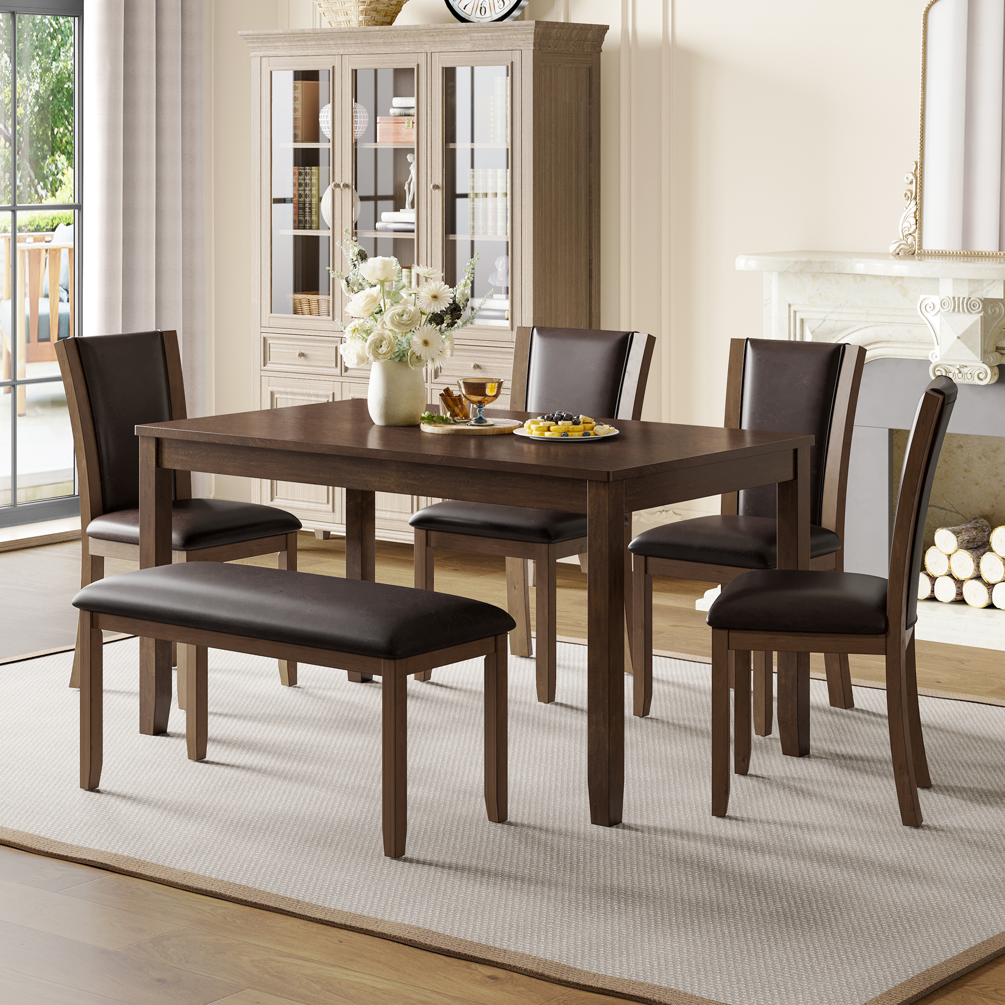 Dining Table Set for 4-6 - Image 3