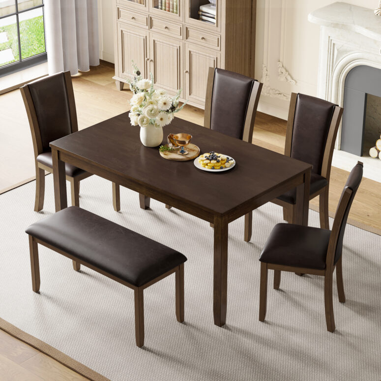 Dining Table Set for 4-6