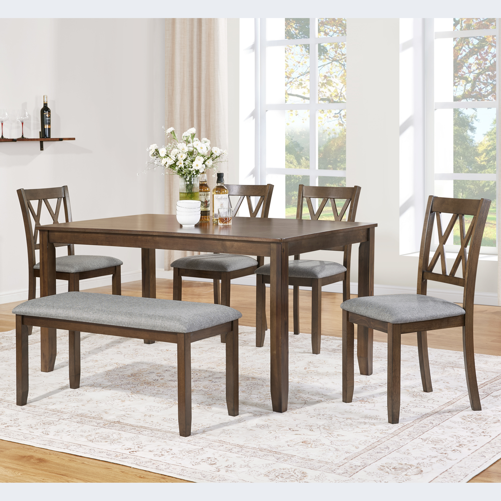 Dining Table Set for 6 - Image 4