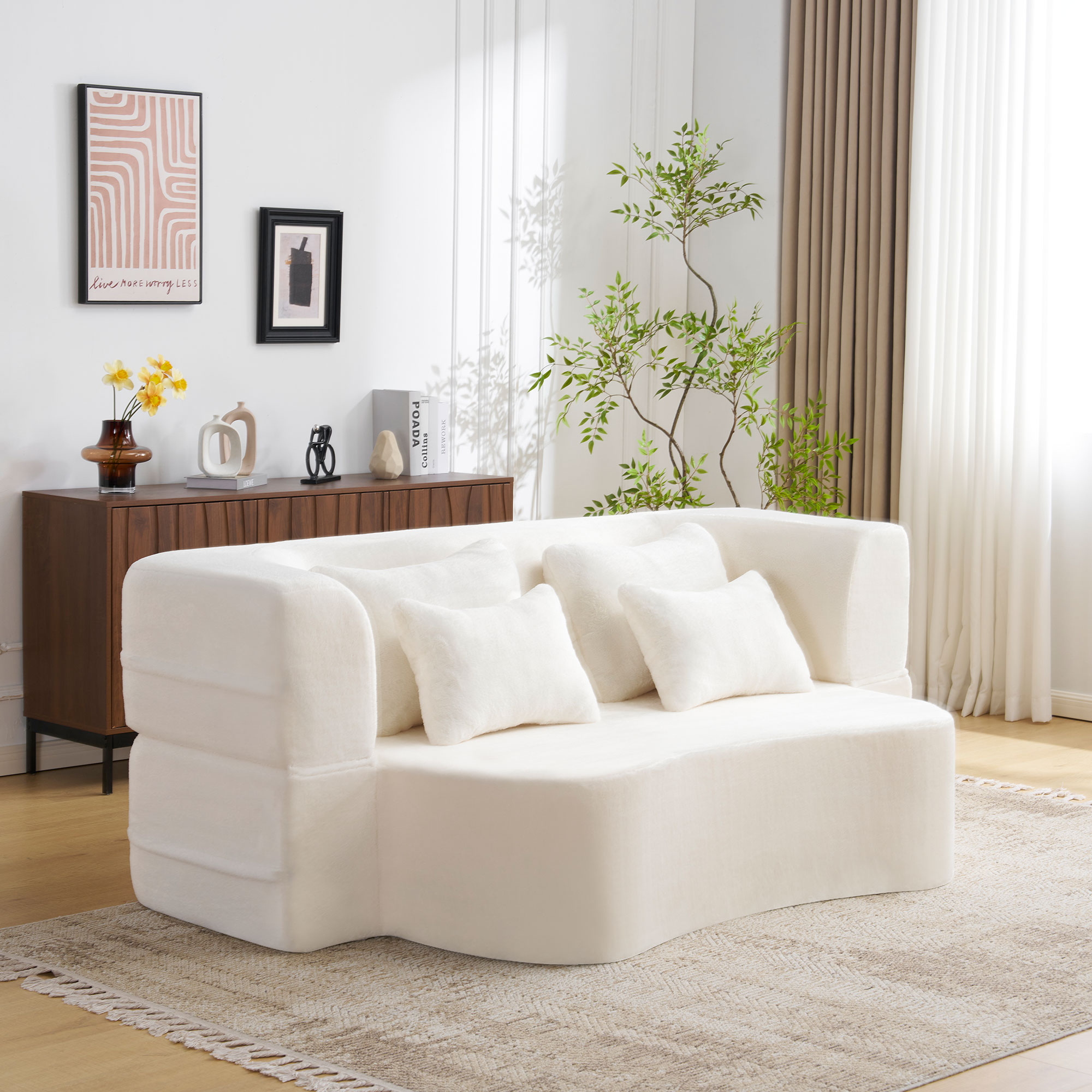80" Convertiable Sofa Bed