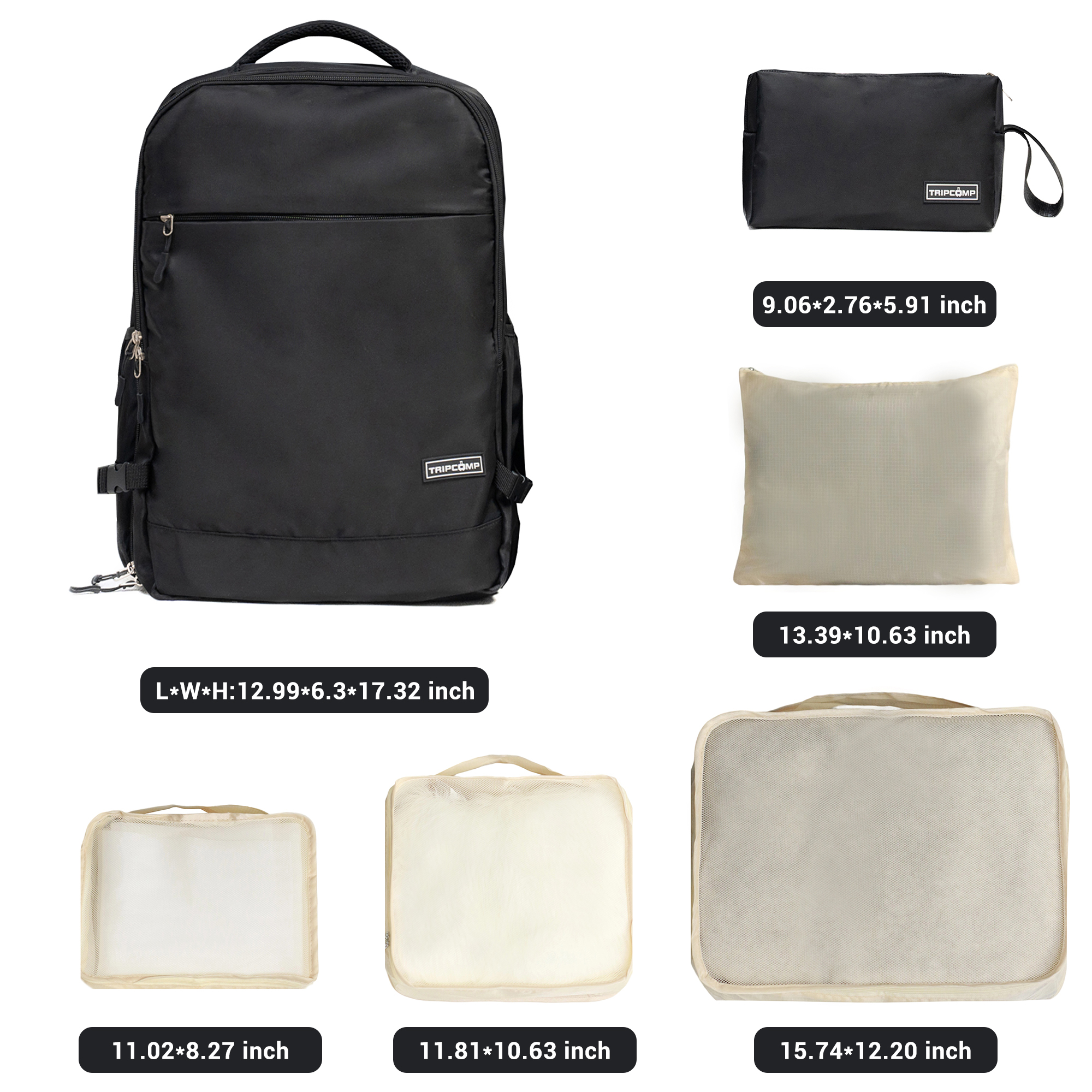 Luggage Set, Suitcase Set 9 Piece - Image 8