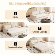 3 in 1 Convertible Sofa Bed