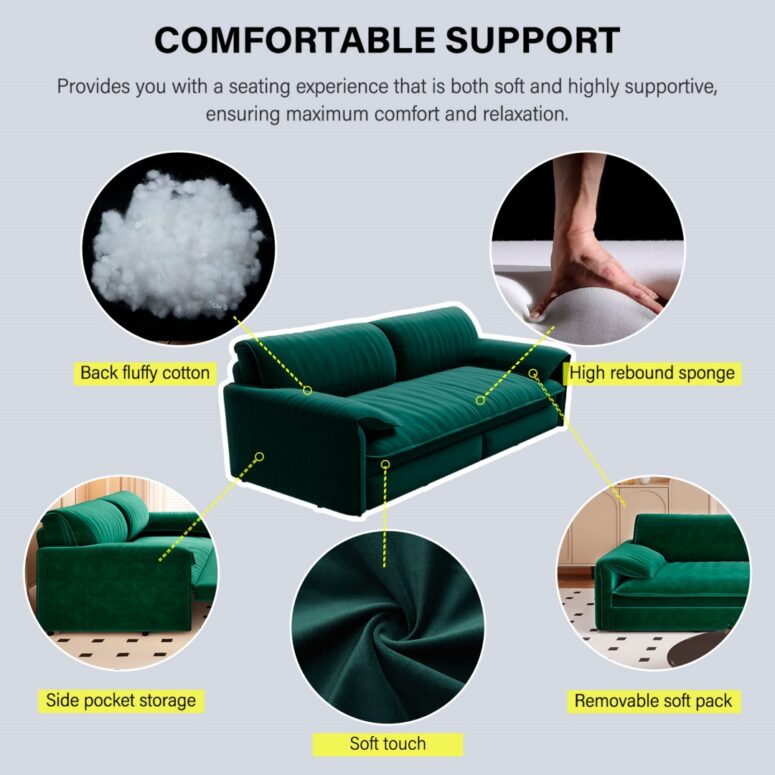 3 in 1 Convertible Sofa Bed - Image 12
