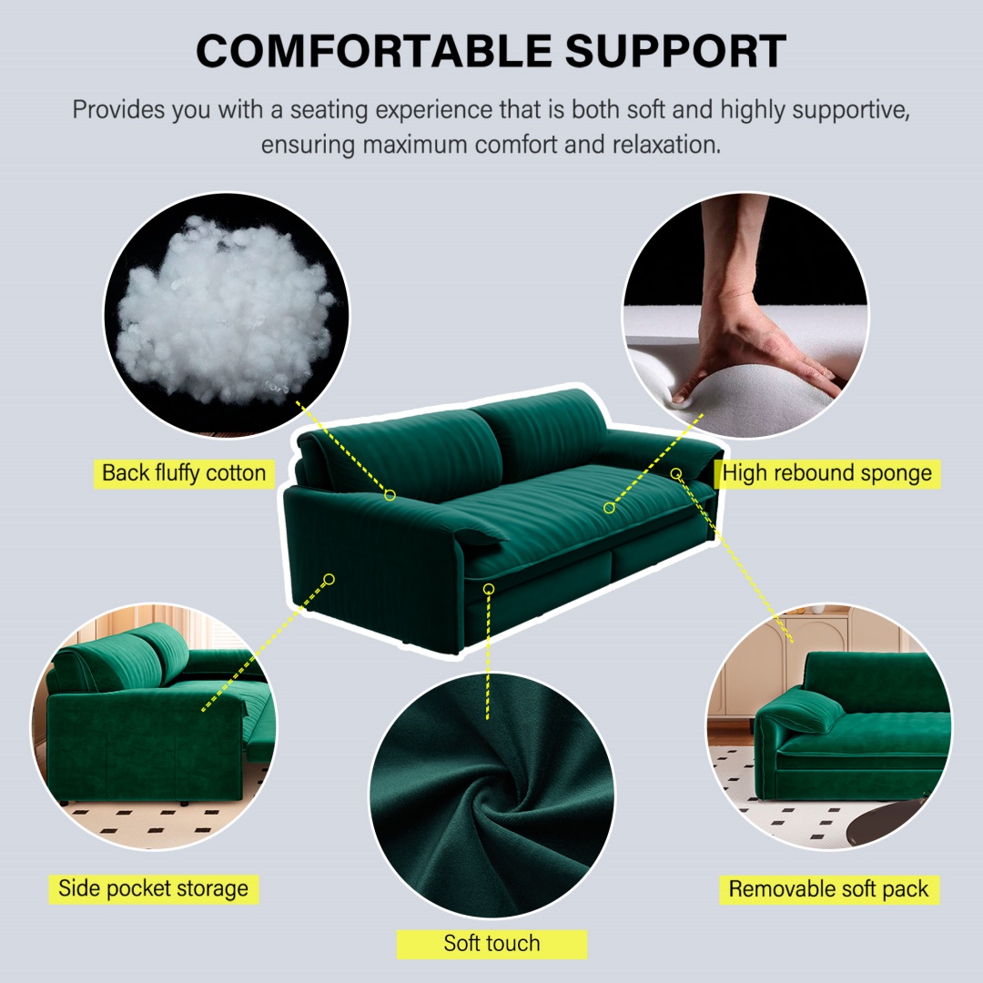 3 in 1 Convertible Sofa Bed - Image 12
