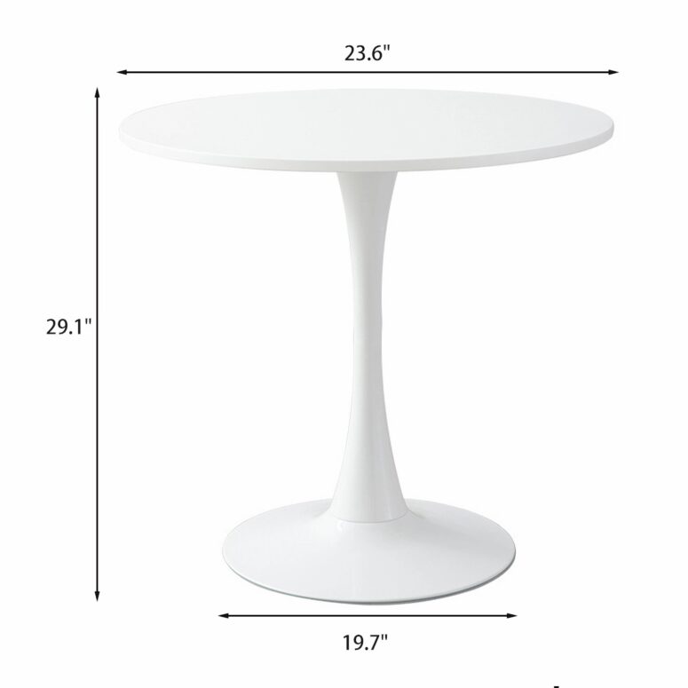23.6“ Round Tulip Dining Table - Image 9