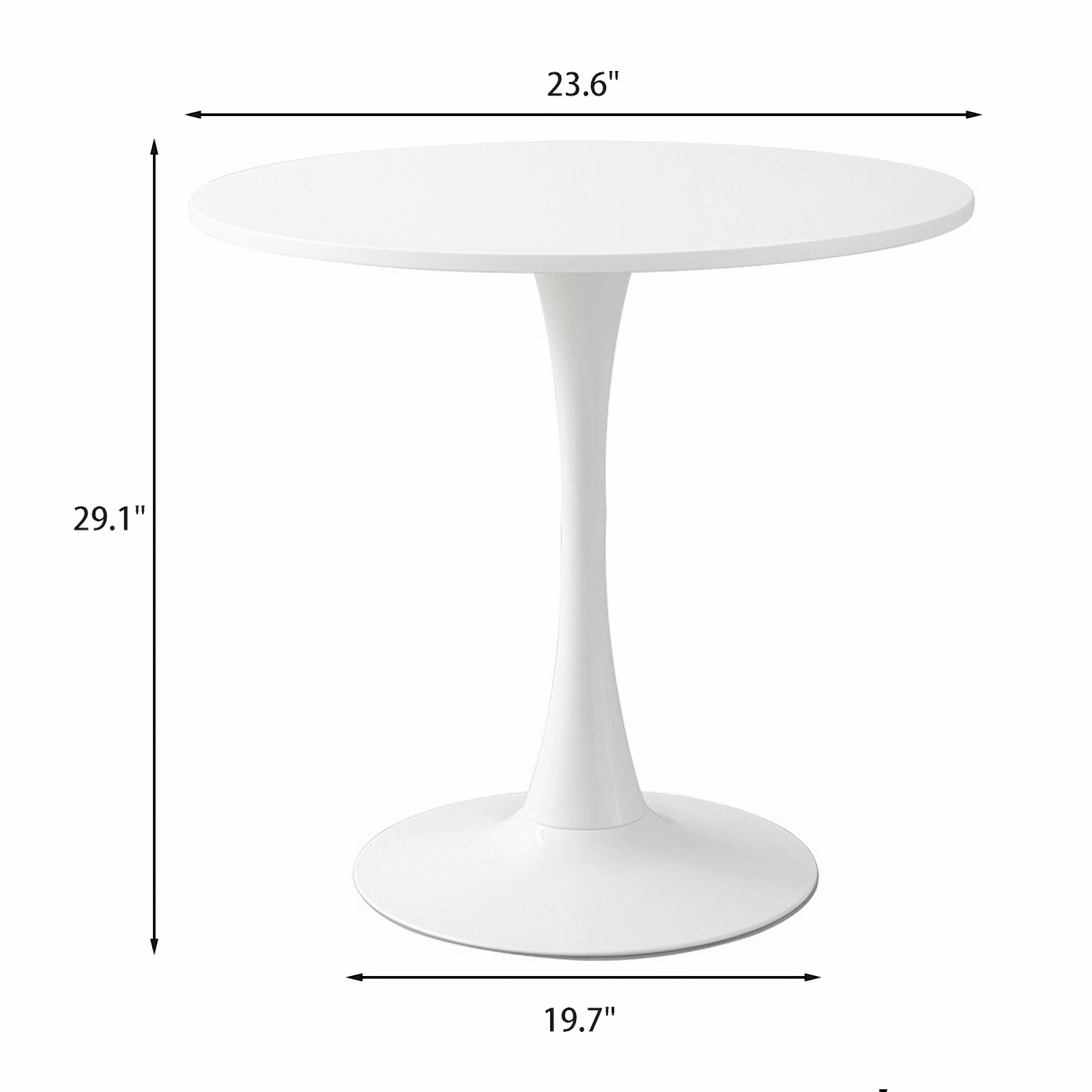 23.6“ Round Tulip Dining Table - Image 9