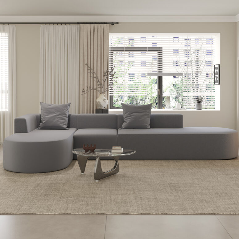110 inch Modular Sectional Sofa - Image 2