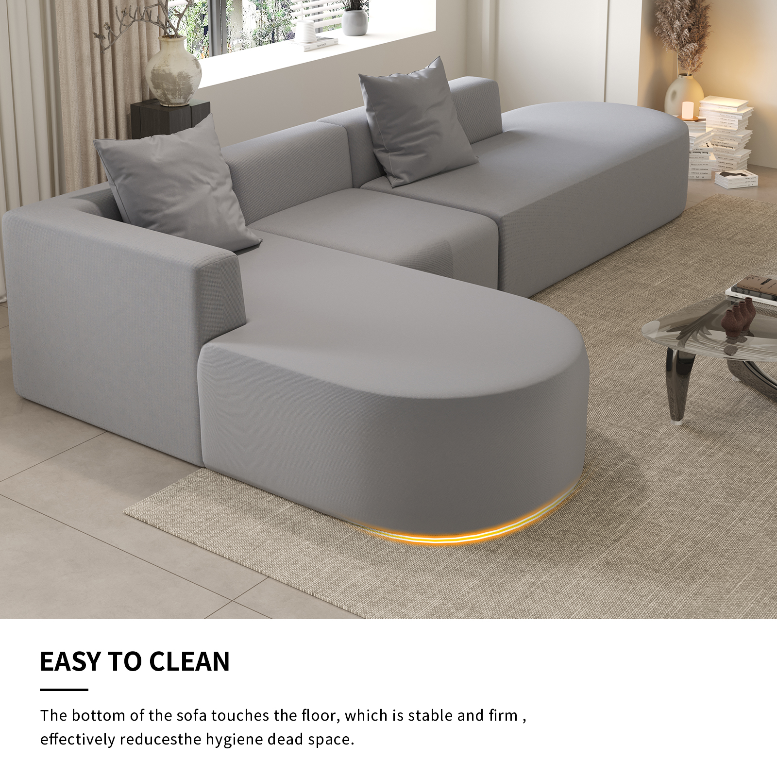 110 inch Modular Sectional Sofa - Image 7
