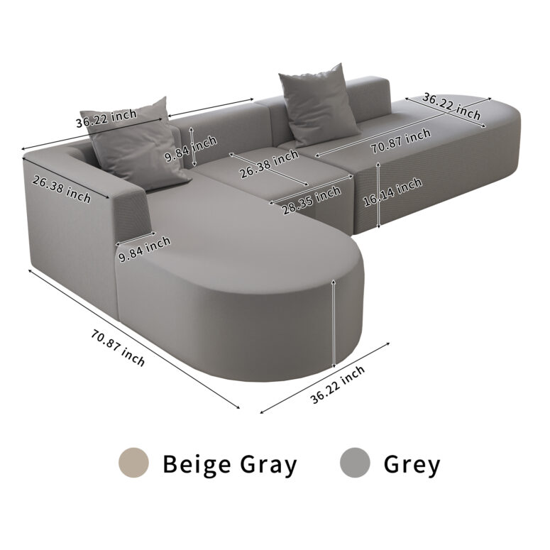 110 inch Modular Sectional Sofa - Image 5