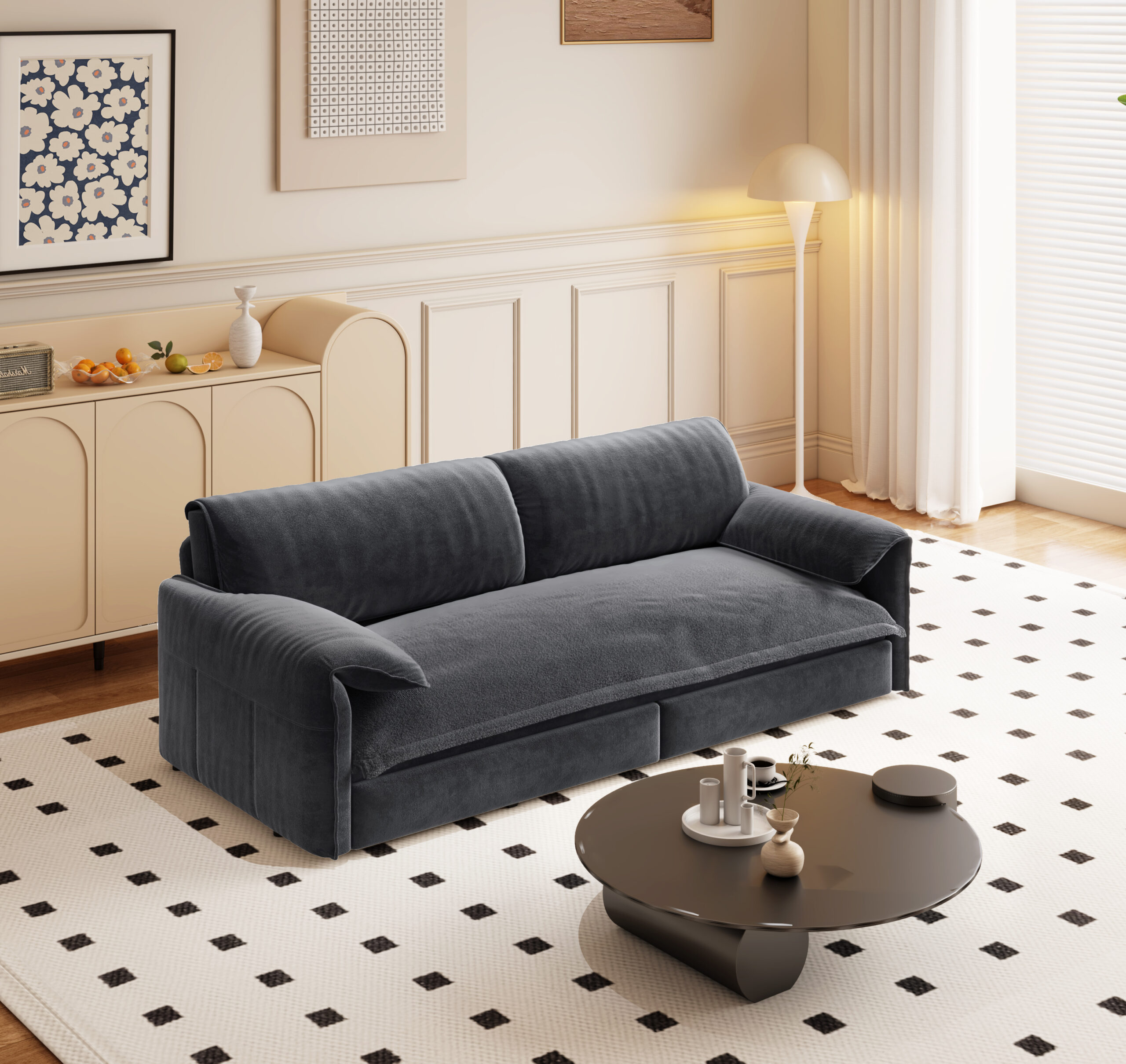 3 in 1 Convertible Sofa Bed - Image 9