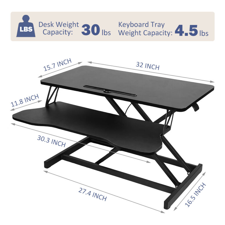 32 inch Standing Desk Converter - Image 4