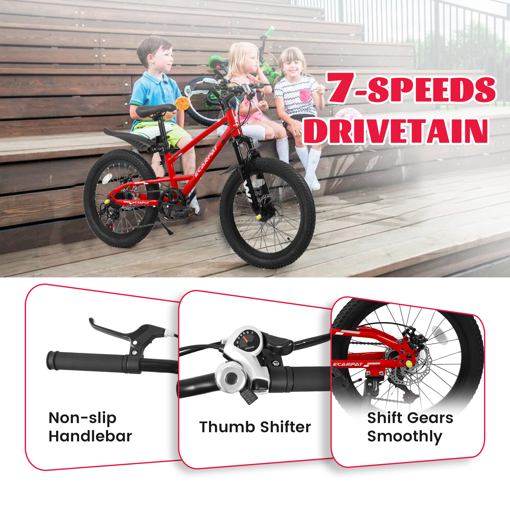 20" Kids Mountain Bike - Image 8