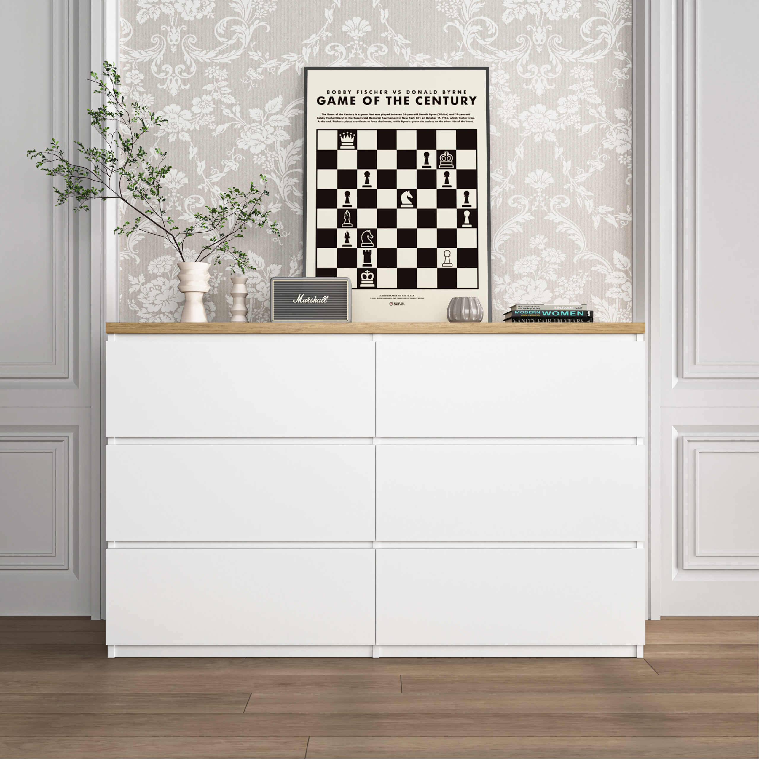 6 Drawers Storage Cabinet