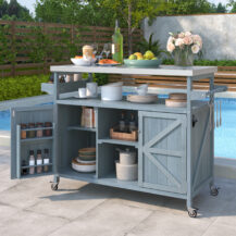 Kitchen Island, Rolling Storage Cart