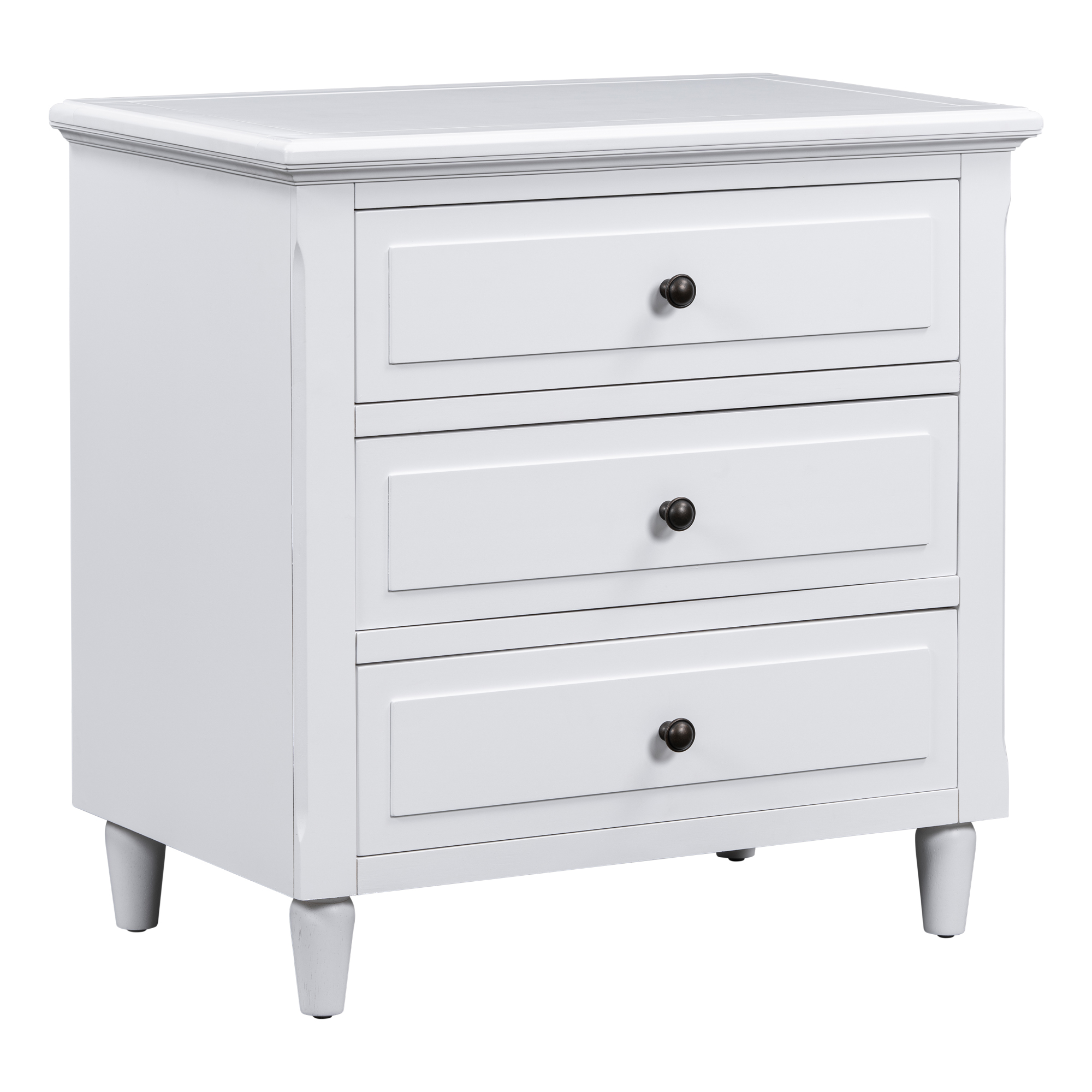 3 Drawers Nightstand